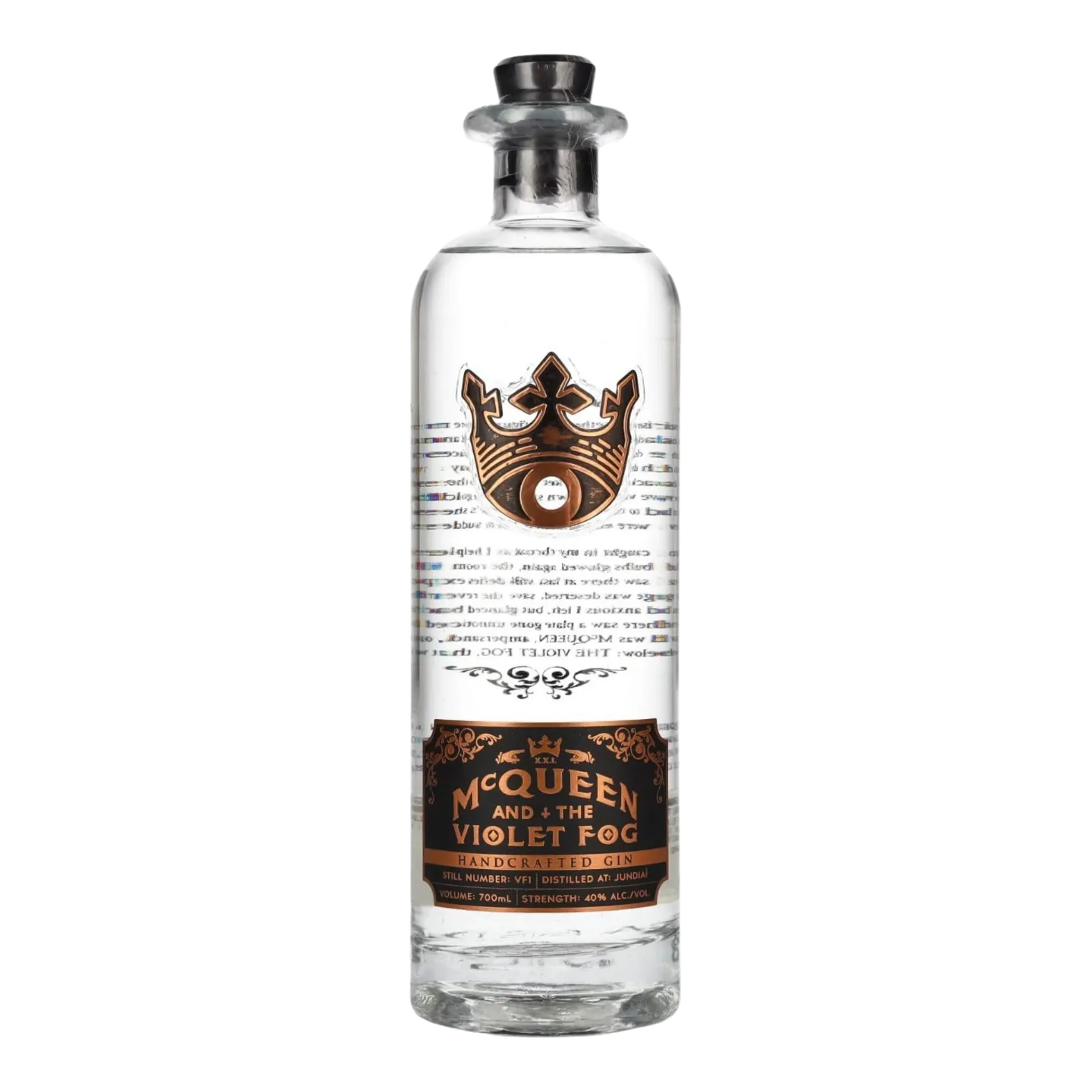 MCQUEEN AND THE VIOLET FOG GIN 70/40%