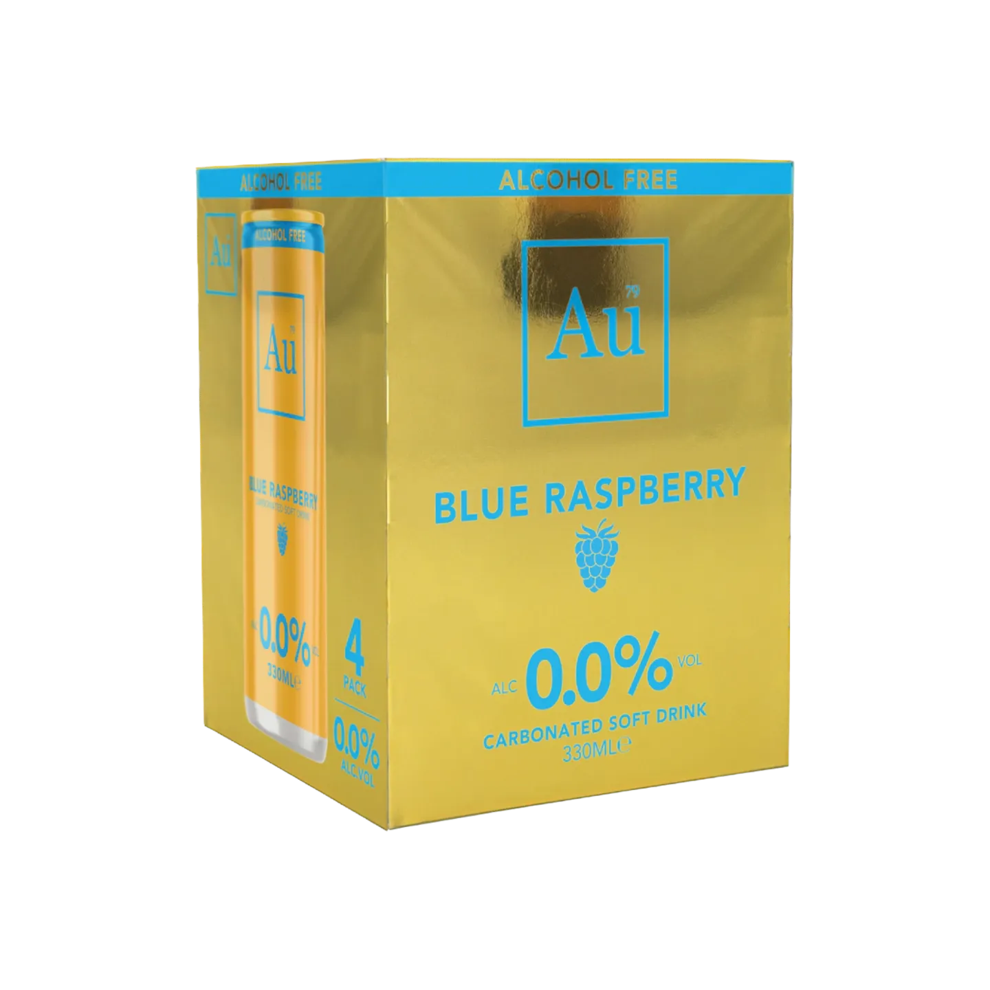 AU VODKA BLUE RASPBERRY RTD 33/0%